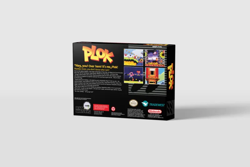 Plok - Scatola di ricambio Super Nintendo, immagine 3