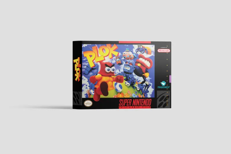 Plok - Scatola di ricambio Super Nintendo, immagine 2