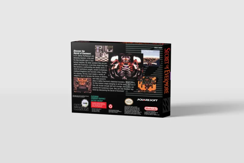 Secret of Evermore - Boîte de remplacement Super Nintendo, image 3