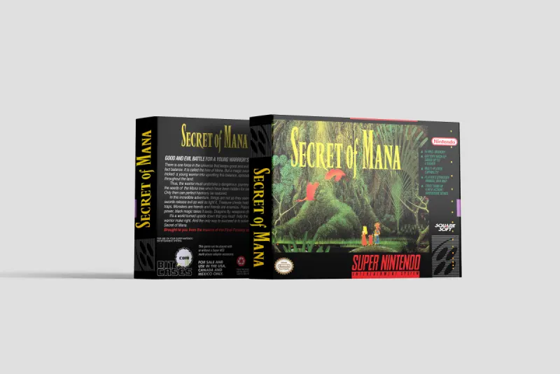 Secret of Mana - Boîte de remplacement Super Nintendo