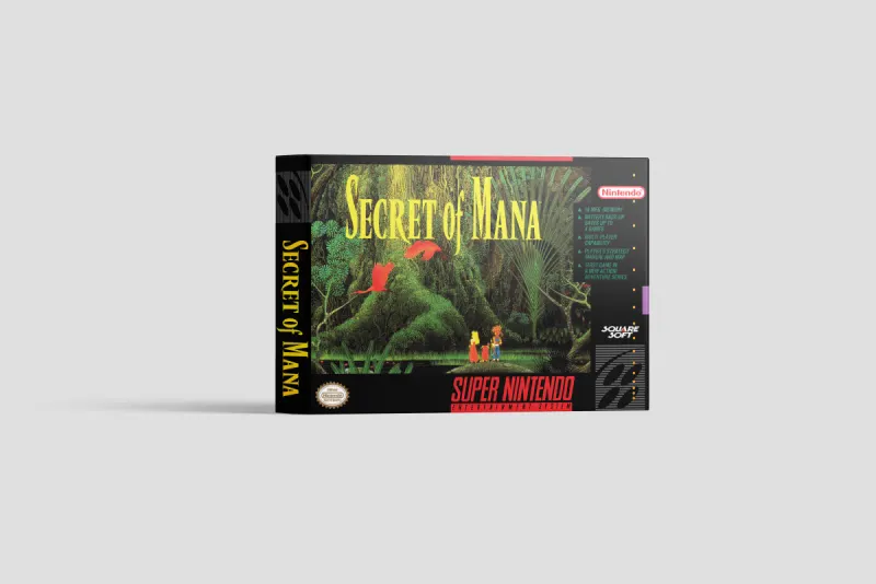 Secret of Mana - Boîte de remplacement Super Nintendo, image 2