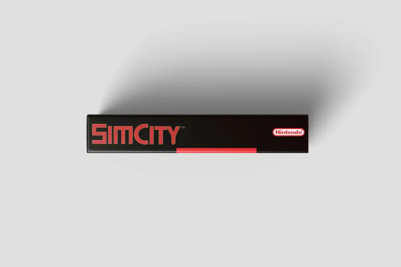 Sim City - Scatola di ricambio Super Nintendo, immagine 4