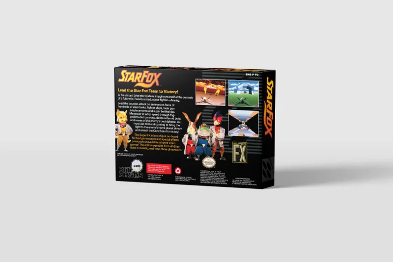 Star Fox - Scatola di ricambio Super Nintendo, immagine 3