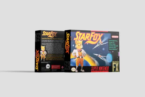 Star Fox - Scatola di ricambio Super Nintendo