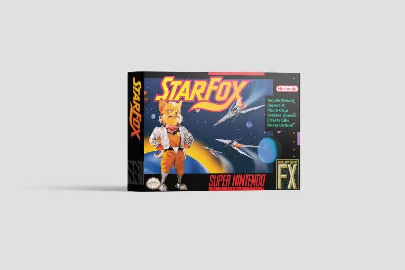 Star Fox - Scatola di ricambio Super Nintendo, immagine 2