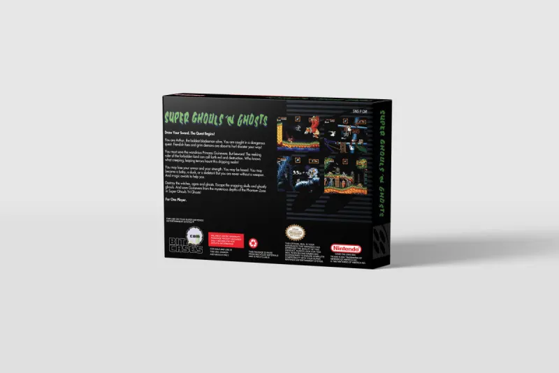 Super Ghouls 'n Ghosts - Boîte de remplacement Super Nintendo, image 3