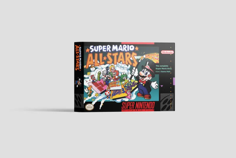 Super Mario All-Stars - Boîte de remplacement Super Nintendo, image 2