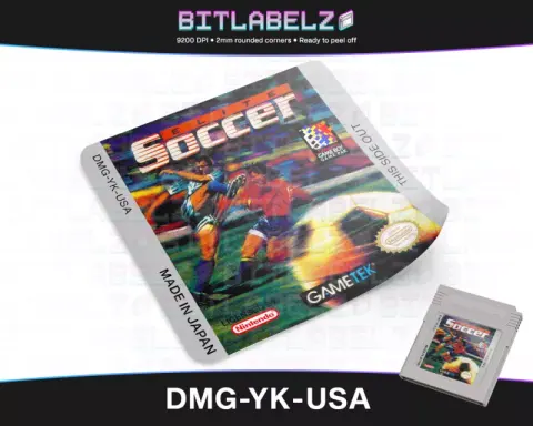 Elite Soccer - Étiquette Game Boy [DMG-YK-USA]