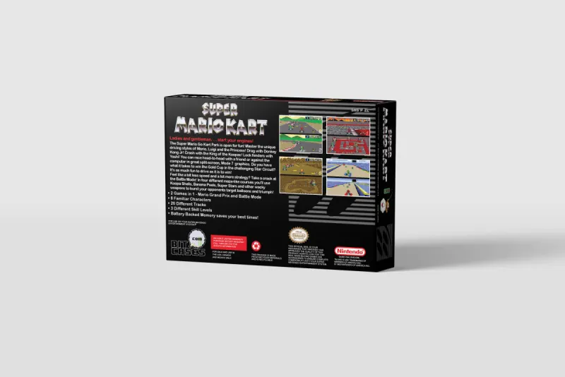 Super Mario Kart - Boîte de remplacement Super Nintendo, image 3