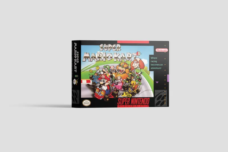 Super Mario Kart - Boîte de remplacement Super Nintendo, image 2
