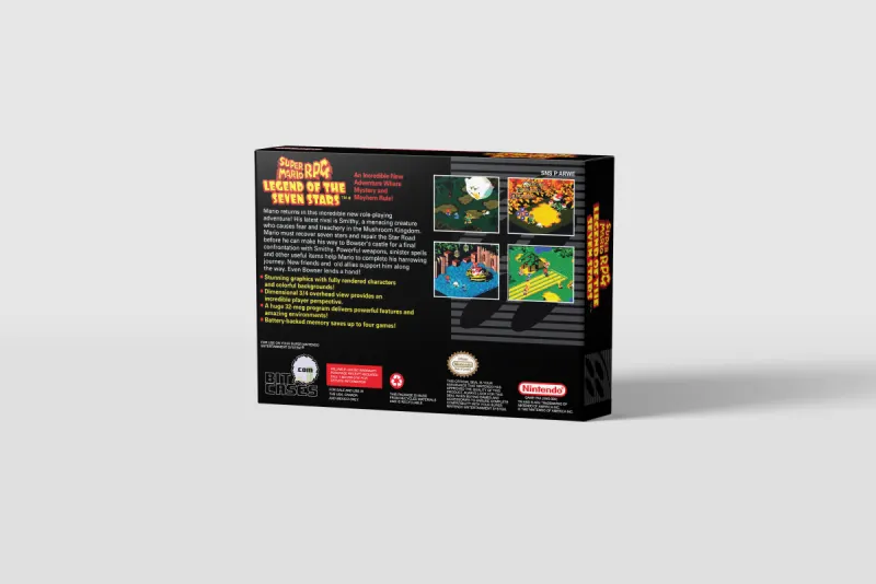 Super Mario RPG: Legend of the Seven Stars - Scatola di ricambio Super Nintendo, immagine 3
