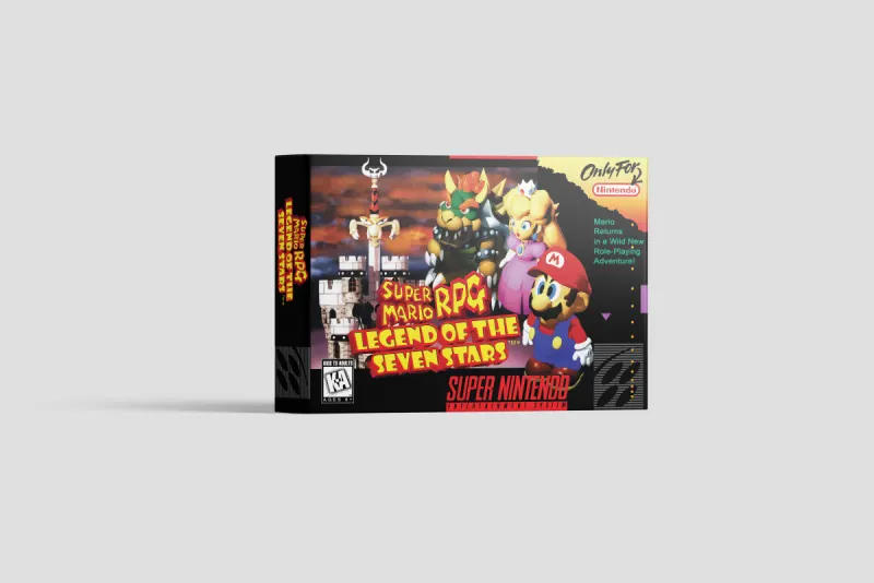Super Mario RPG: Legend of the Seven Stars - Scatola di ricambio Super Nintendo, immagine 2