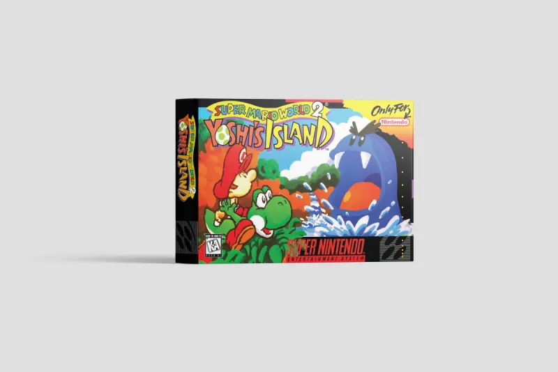 Super Mario World 2: Yoshi's Island - Caja de repuesto Super Nintendo, imagen 2