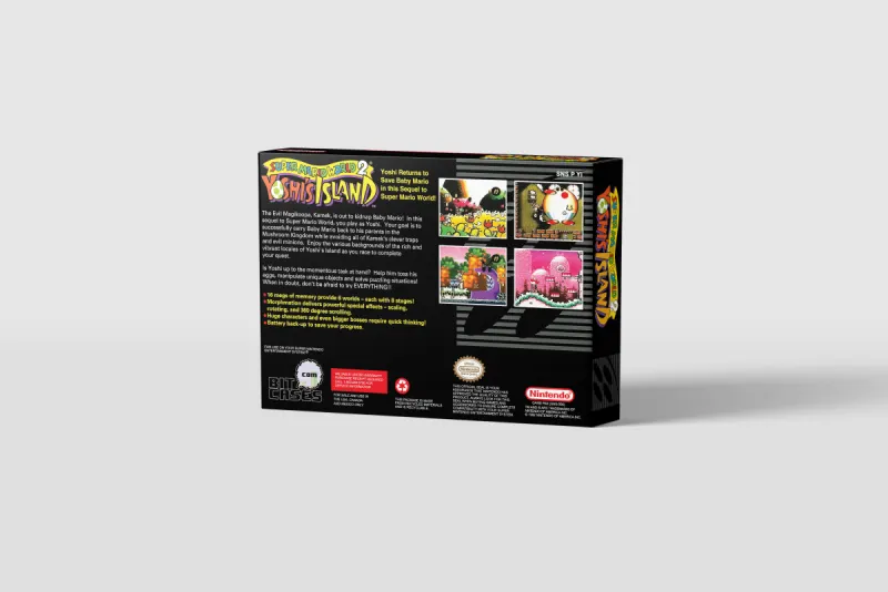 Super Mario World 2: Yoshi's Island - Caja de repuesto Super Nintendo, imagen 3