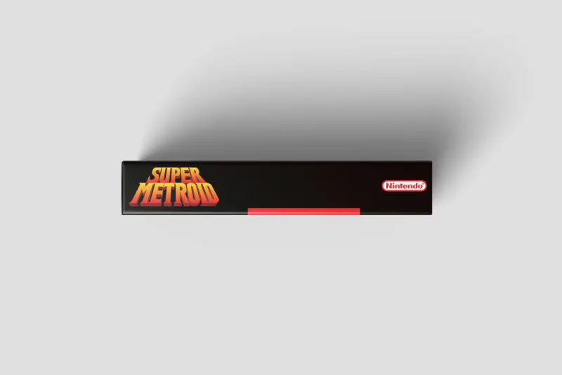 Super Metroid - Scatola di ricambio Super Nintendo, immagine 4