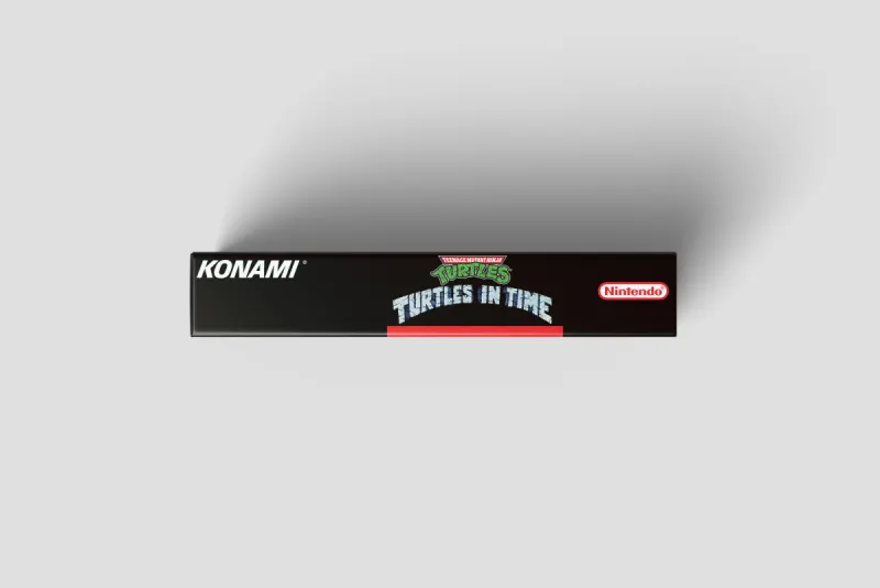 Teenage Mutant Ninja Turtles: Turtles in Time - Caja de repuesto Super Nintendo, imagen 4