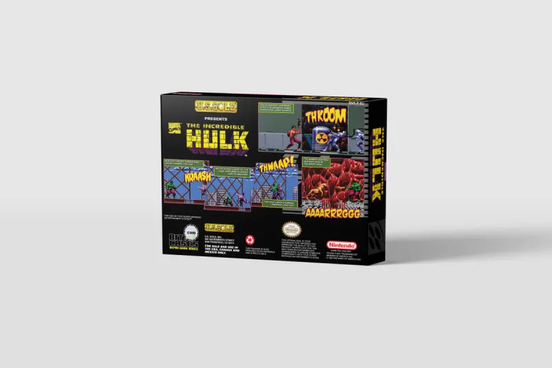 The Incredible Hulk - Boîte de remplacement Super Nintendo, image 3