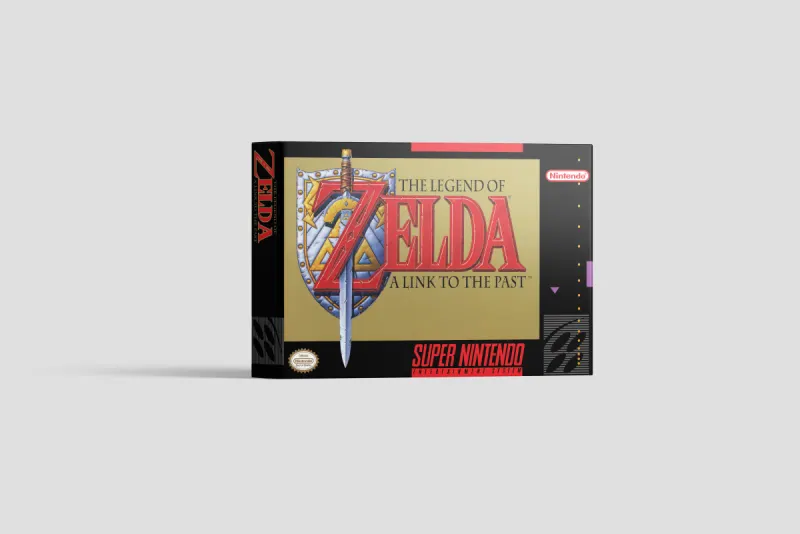 The Legend of Zelda: A Link to the Past - Caja de repuesto Super Nintendo, imagen 2