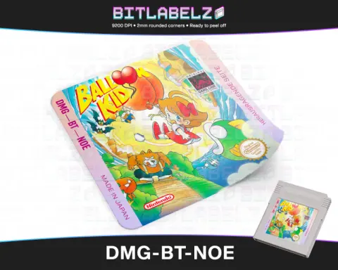 Balloon Kid - Étiquette Game Boy custom [DMG-BT-NOE]