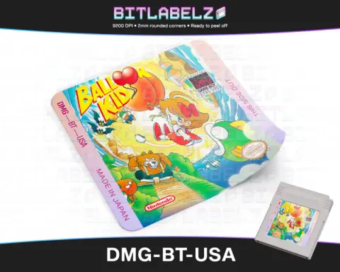Balloon Kid - Étiquette Game Boy custom [DMG-BT-USA]