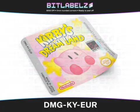 Kirby's Dream Land - Etichetta Game Boy custom [DMG-KY-EUR]