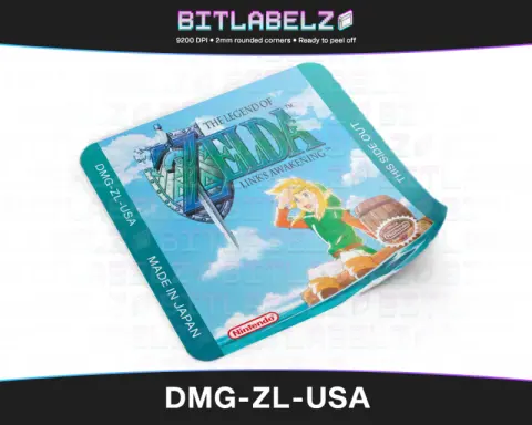 The Legend of Zelda: Link's Awakening - Etichetta Game Boy custom [DMG-ZL-USA]