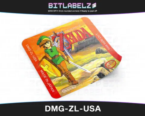 The Legend of Zelda: Link's Awakening - Etichetta Game Boy custom [DMG-ZL-USA]
