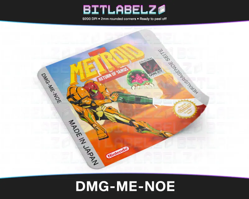 Metroid - Etichetta Game Boy custom [DMG-ME-NOE]