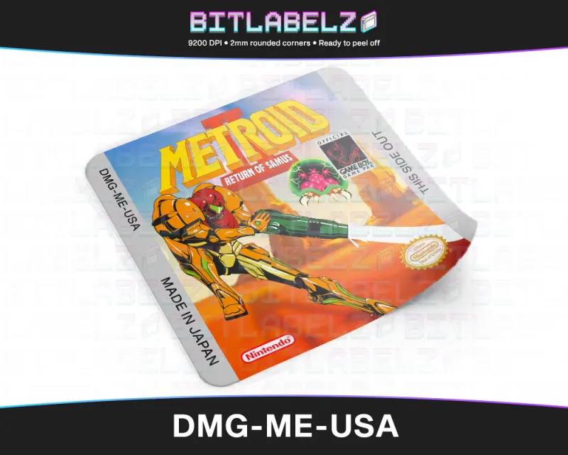 Metroid II - Etichetta Game Boy custom [DMG-ME-USA]