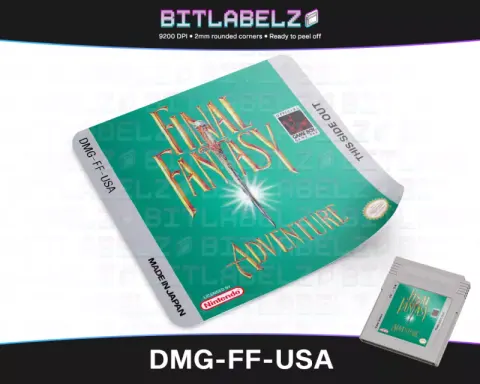 Final Fantasy Adventure - Etichetta Game Boy [DMG-FF-USA]