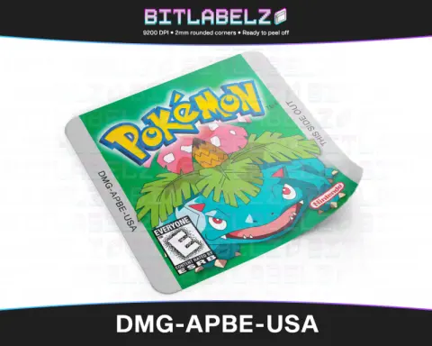 Pokemon Green Version - Custom Game Boy Label [DMG-APBE-USA]