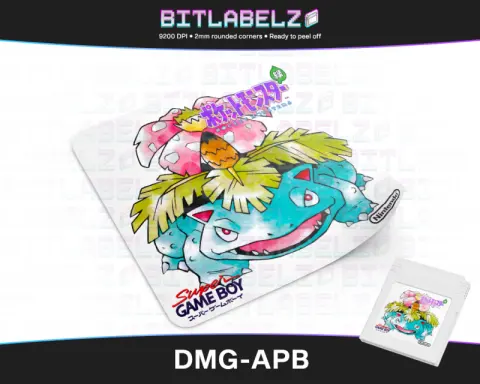Pokemon Green Version - White-Series Game Boy Label [DMG-APB]