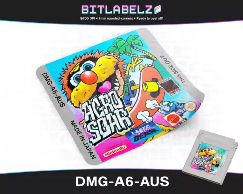 Agro Soar - Etichetta Game Boy [DMG-A6-AUS]