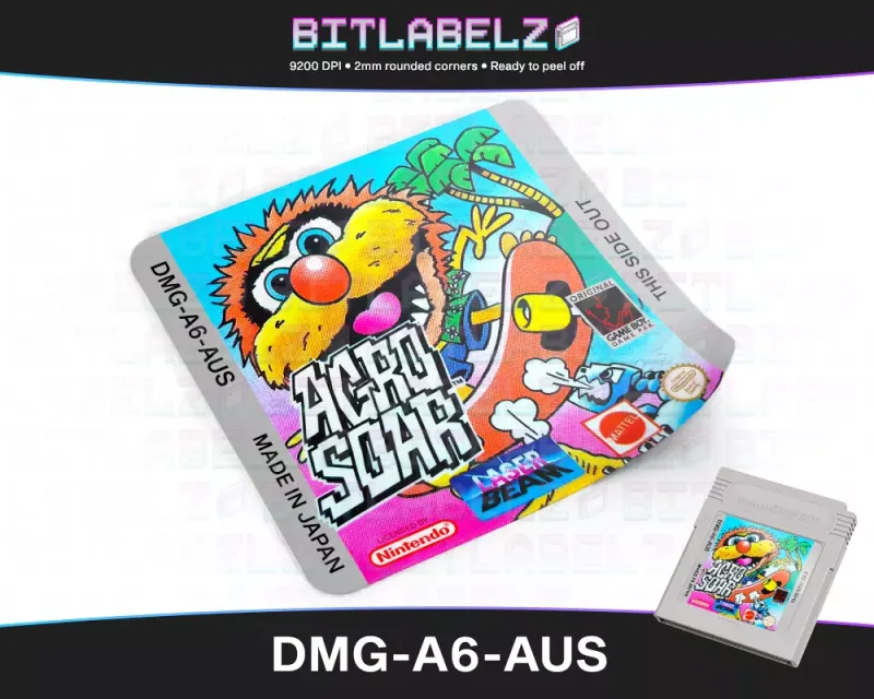 Agro Soar - Etichetta Game Boy [DMG-A6-AUS]