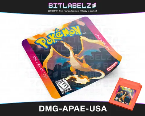 Pokemon Red Version - Etichetta Game Boy custom [DMG-APAE-USA]