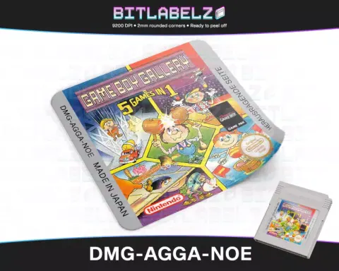 Game Boy Gallery 5 Games In 1 - Etichetta Game Boy [DMG-AGGA-NOE]