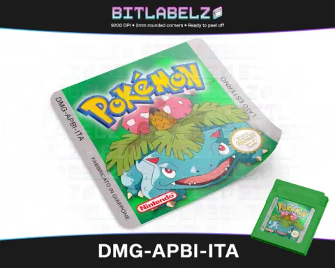 Pokemon Edizione Verde - Etichetta Game Boy custom [DMG-APBI-ITA]