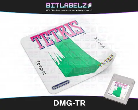 Tetris - Etichetta Game Boy White Series [DMG-TR]