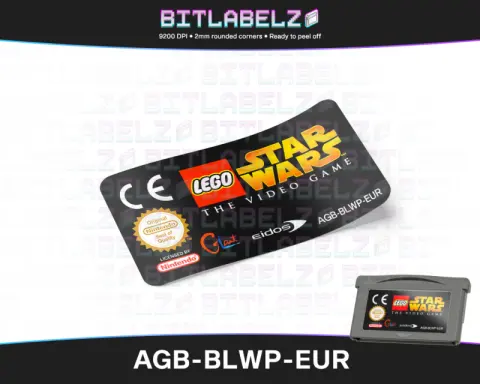 Lego Star Wars: The Video Game - Etichetta Game Boy Advance [AGB-BLWP-EUR]