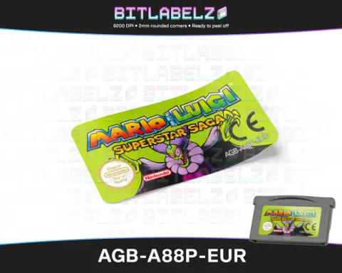 Mario & Luigi: Superstar Saga - Etichetta Game Boy Advance [AGB-A88P-EUR]