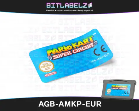 Mario Kart: Super Circuit - Étiquette Game Boy Advance [AGB-AMKP-EUR]
