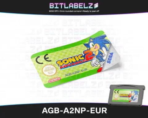Sonic Advance 2 - Etichetta Game Boy Advance [AGB-A2NP-EUR]