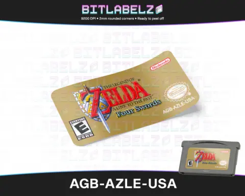 The Legend of Zelda: A Link to the Past & Four Swords - Etichetta Game Boy Advance [AGB-AZLE-USA]