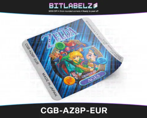 The Legend of Zelda: Oracle of Ages - Étiquette Game Boy Color custom [CGB-AZ8P-EUR]