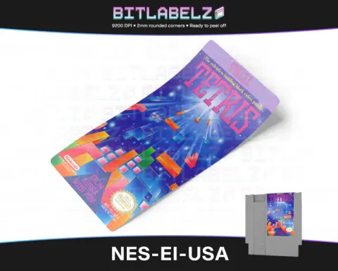 Tetris - Étiquette Nintendo NES [NES-EI-USA]