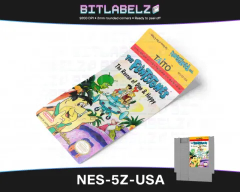 The Flintstones: The Rescue of Dino & Hoppy - Étiquette Nintendo NES [NES-5Z-USA]