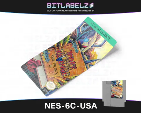 Zoda's Revenge: Startropics II - Étiquette Nintendo NES [NES-6C-USA]
