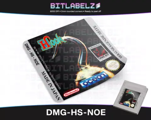 Hook - Etichetta Game Boy [DMG-HS-NOE]