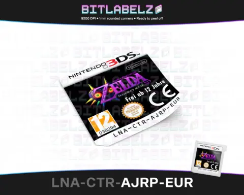 The Legend of Zelda: Majora's Mask 3D - Étiquette Nintendo 3DS [LNA-CTR-AJRP-EUR]