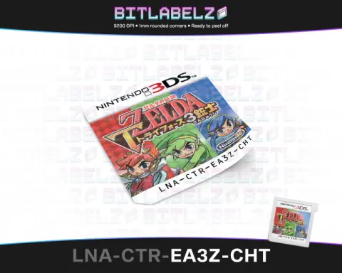 The Legend of Zelda: Tri Force Heroes - Étiquette Nintendo 3DS [LNA-CTR-EA3Z-CHT]